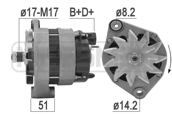 Generator / Alternator 209163 MESSMER