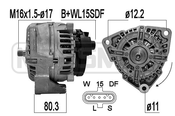 Generator / Alternator 209609 MESSMER
