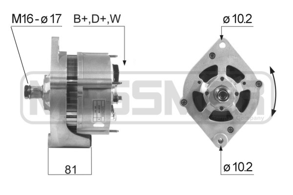 Generator / Alternator 210293A MESSMER