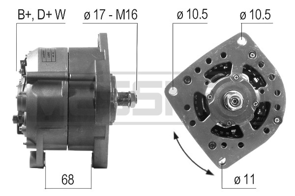 Generator / Alternator 210301A MESSMER