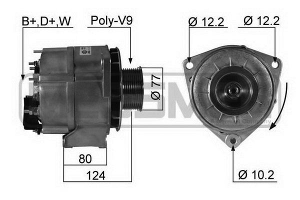 Generator / Alternator 210302 MESSMER