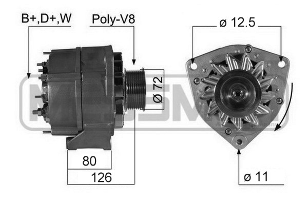 Generator / Alternator 210307A MESSMER