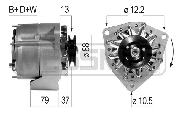 Generator / Alternator 210314A MESSMER
