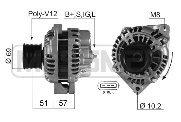 Generator / Alternator 210341 MESSMER