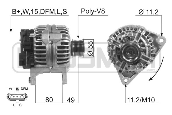 Generator / Alternator 210589 MESSMER