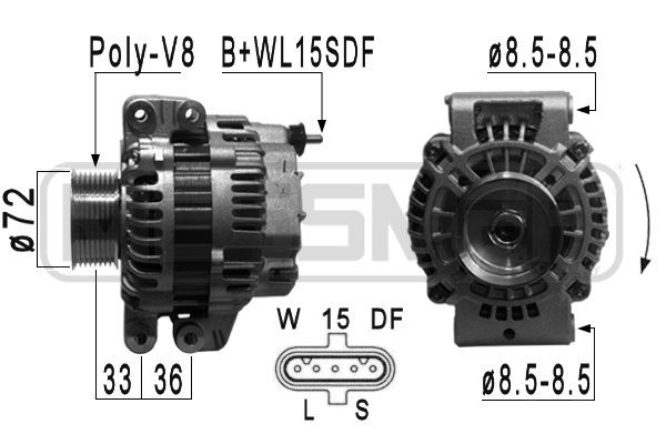 Generator / Alternator 210817 MESSMER