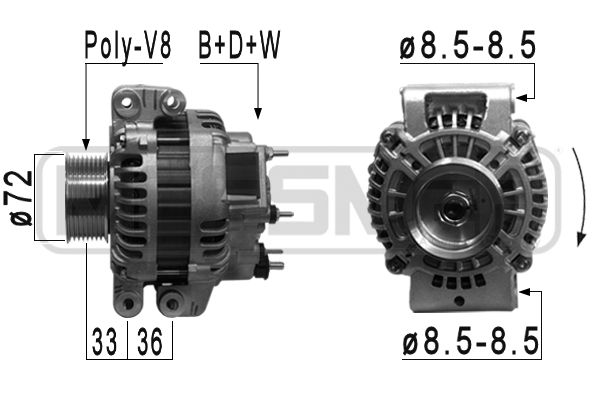 Generator / Alternator 210912 MESSMER