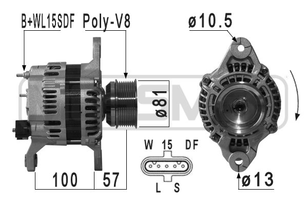 Generator / Alternator 210913 MESSMER