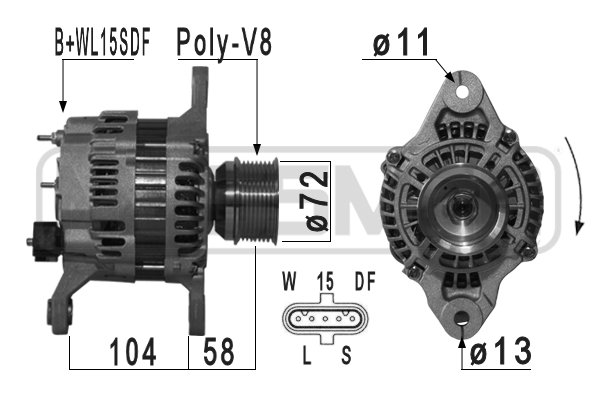 Generator / Alternator 210916 MESSMER