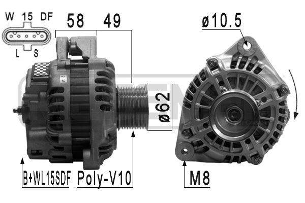Generator / Alternator 210918 MESSMER
