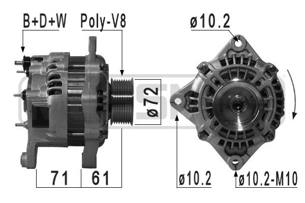 Generator / Alternator 210925 MESSMER