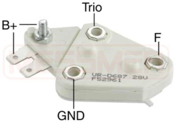 Regulator, alternator 215099 MESSMER