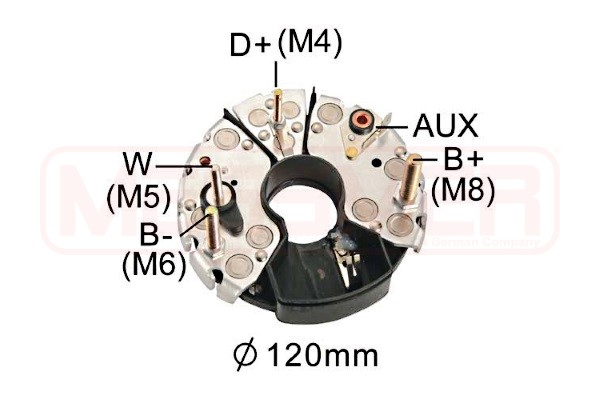 Punte diode 215359 MESSMER