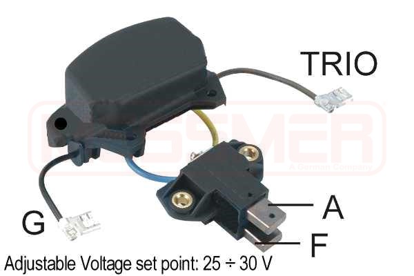 Regulator, alternator 216008 MESSMER