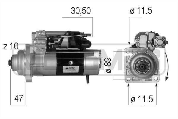 Starter 220554 MESSMER