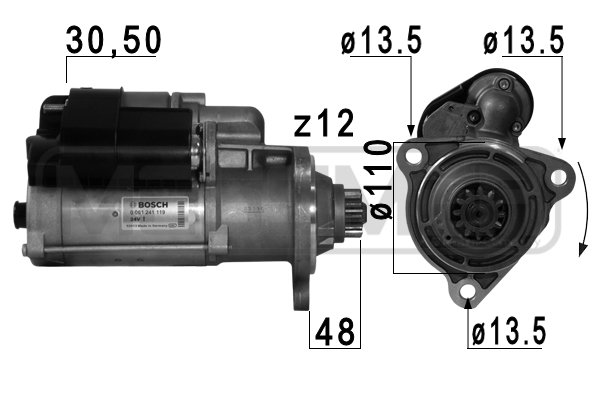 Starter 220749 MESSMER