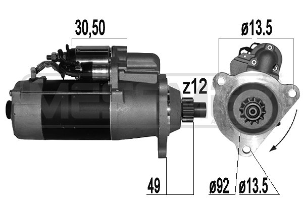 Starter 220860A MESSMER
