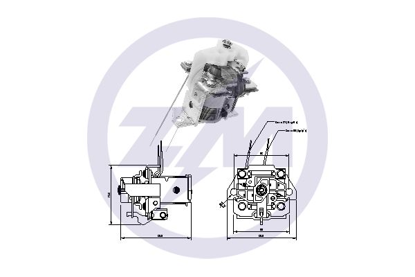 Solenoid, electromotor ZM3903 MESSMER