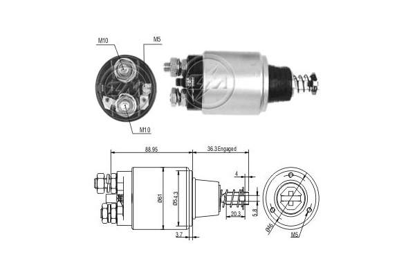 Solenoid, electromotor ZM550 MESSMER