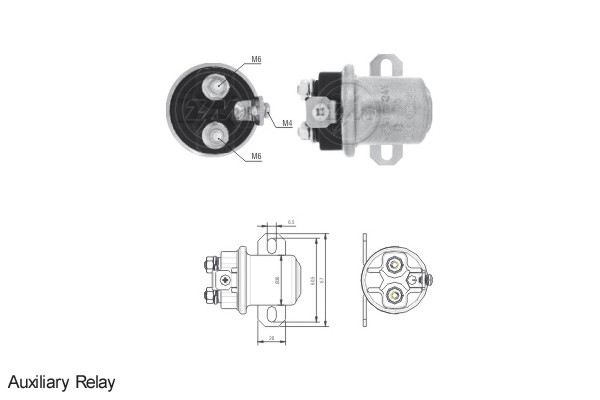 Solenoid, electromotor ZM6408 MESSMER