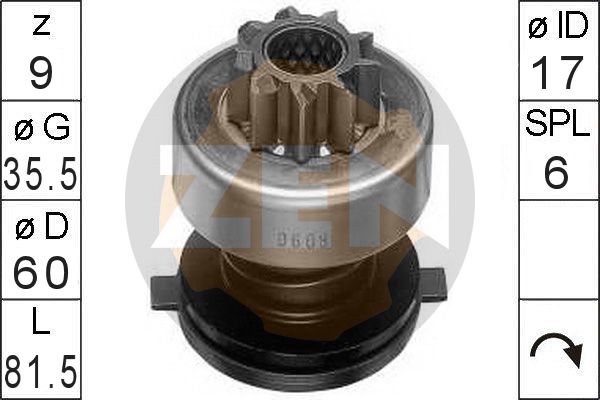 Cuplaj unisens,demaror ZN0608 MESSMER