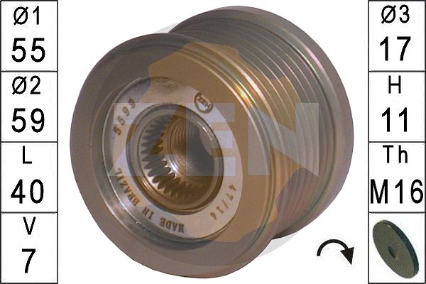 Sistem roata libera, generator ZN5599 MESSMER