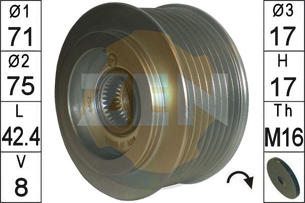 Sistem roata libera, generator ZN5651 MESSMER