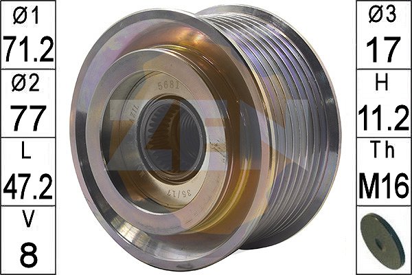 Sistem roata libera, generator ZN5681 MESSMER