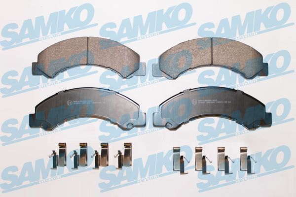 Set placute frana,frana disc 5SP1063 SAMKO