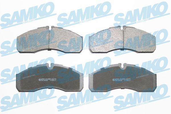 Set placute frana,frana disc 5SP1109 SAMKO