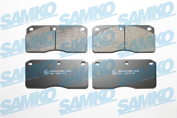 Set placute frana,frana disc 5SP1149 SAMKO
