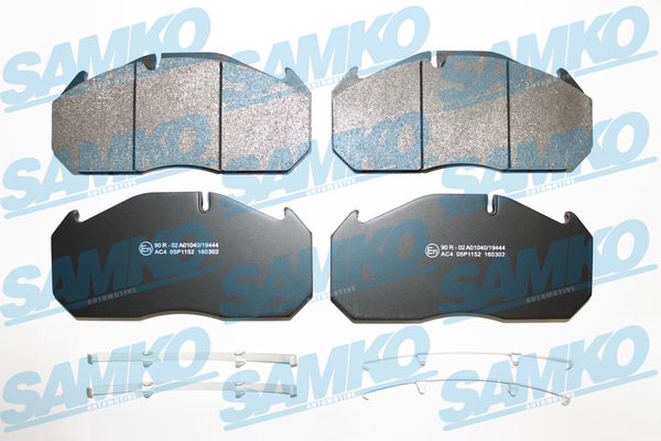 Set placute frana,frana disc 5SP1152 SAMKO