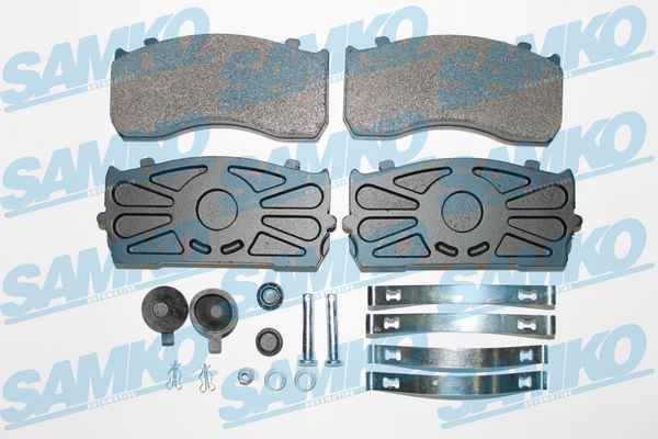 Set placute frana,frana disc 5SP1169K SAMKO
