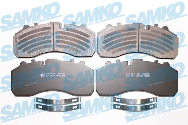 Set placute frana,frana disc 5SP1173 SAMKO