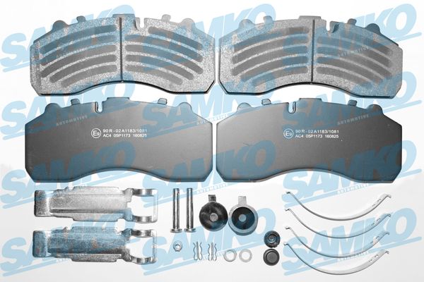 Set placute frana,frana disc 5SP1173K SAMKO