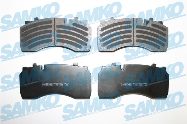 Set placute frana,frana disc 5SP1183 SAMKO