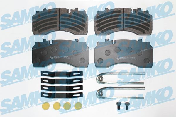 Set placute frana,frana disc 5SP1184 SAMKO