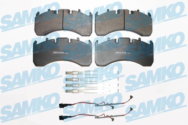 Set placute frana,frana disc 5SP1539B SAMKO