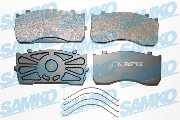Set placute frana,frana disc 5SP1683 SAMKO