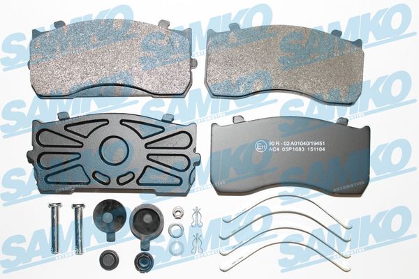 Set placute frana,frana disc 5SP1683K SAMKO
