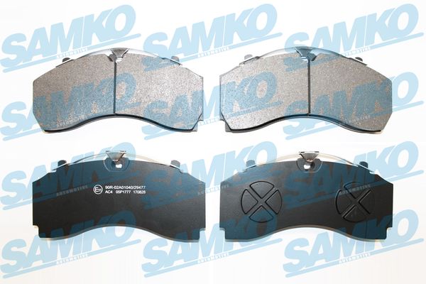 Set placute frana,frana disc 5SP1777 SAMKO
