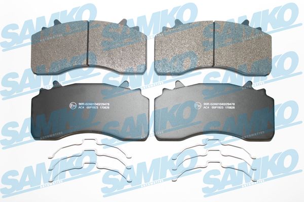 Set placute frana,frana disc 5SP1923 SAMKO