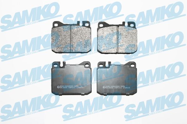 Set placute frana,frana disc 5SP211 SAMKO