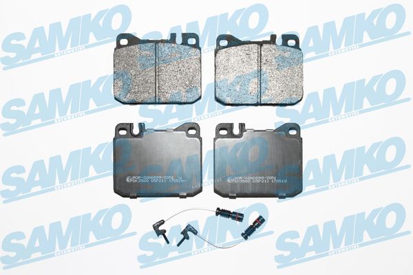 Set placute frana,frana disc 5SP211A SAMKO