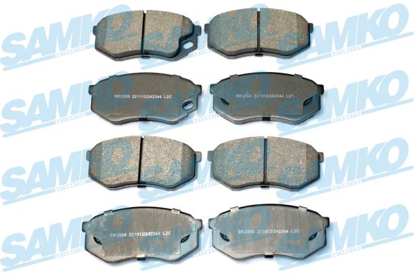 Set placute frana,frana disc 5SP2344 SAMKO