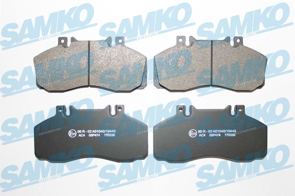 Set placute frana,frana disc 5SP474 SAMKO