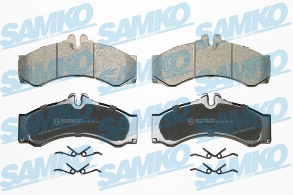 Set placute frana,frana disc 5SP633 SAMKO