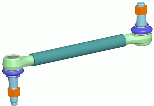 Brat/bieleta suspensie, stabilizator 38686 01 LEMFÖRDER