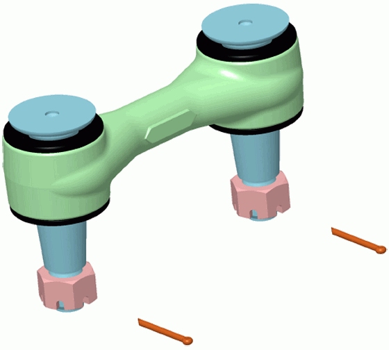 Brat/bieleta suspensie, stabilizator 38700 01 LEMFÖRDER