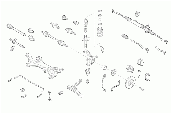 Suspensie roata FORD-GALAX-FL002 LEMFÖRDER